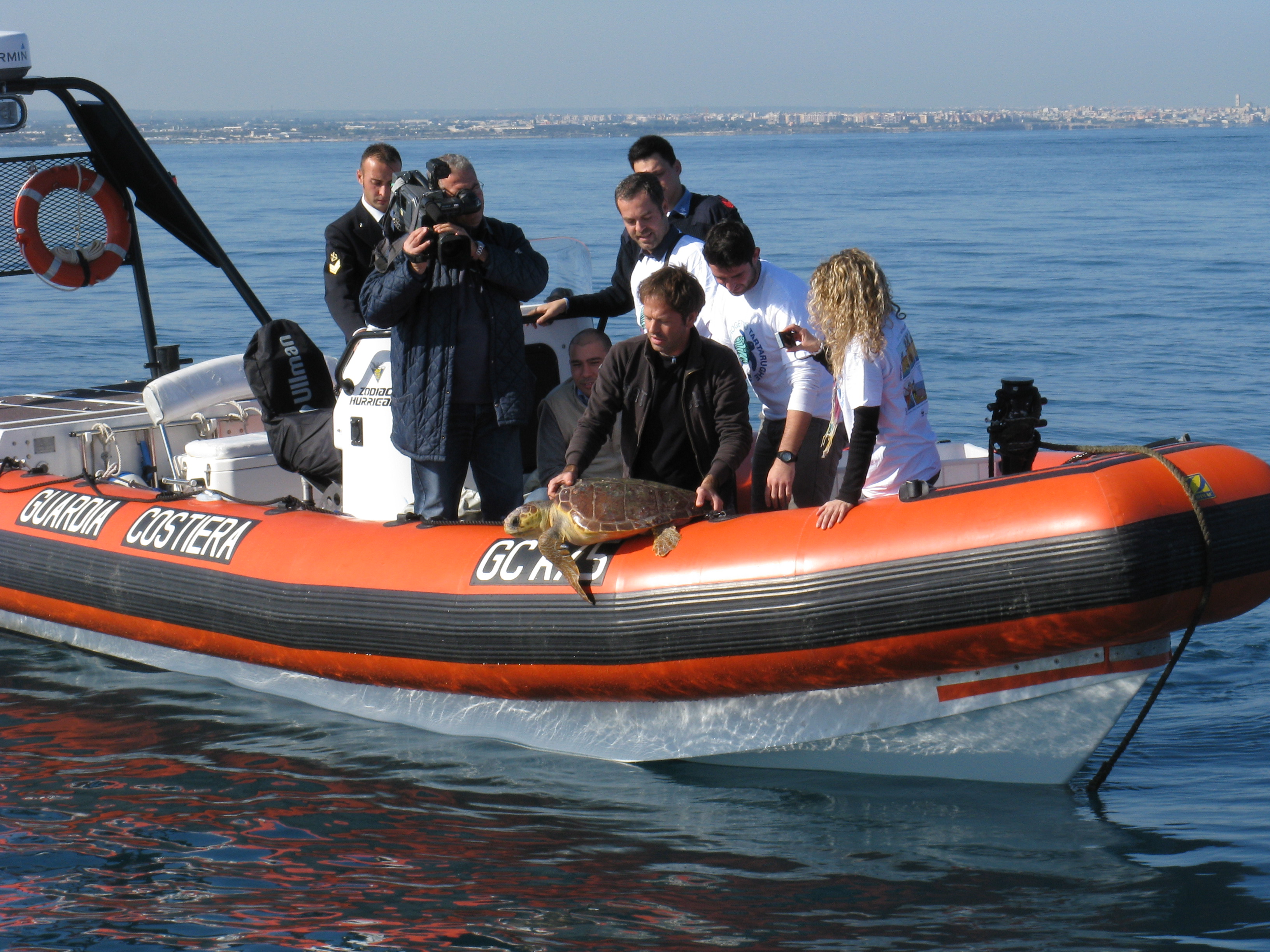 WWF Molfetta scortati  dalle telecamere di Linea Blu